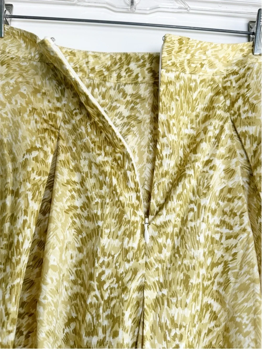 Talbots Spring Green Full A Line Skirt Size 8 NWT Cotton Coquette Cottagecore